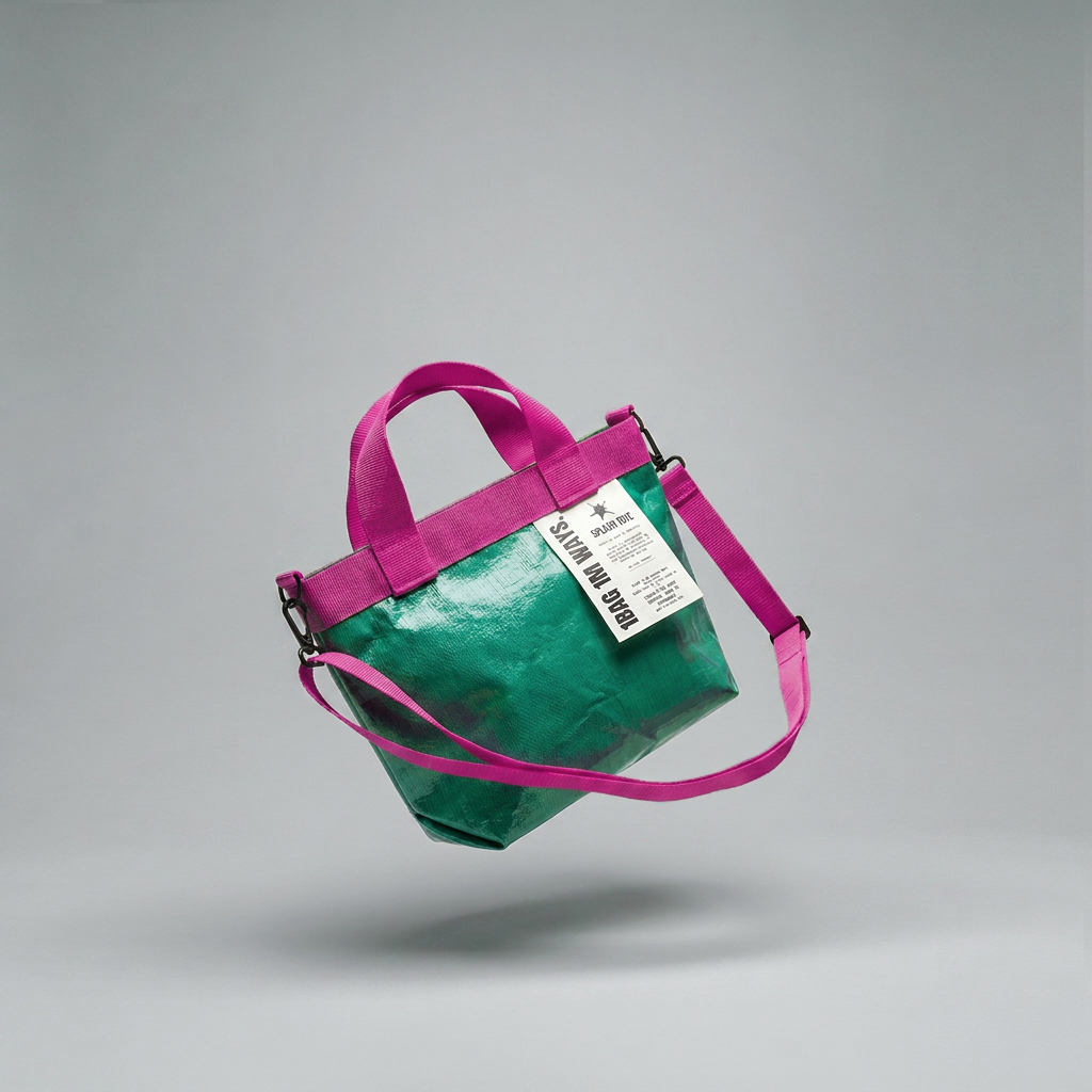 SplashTote Mini Yeşil & Pembe
