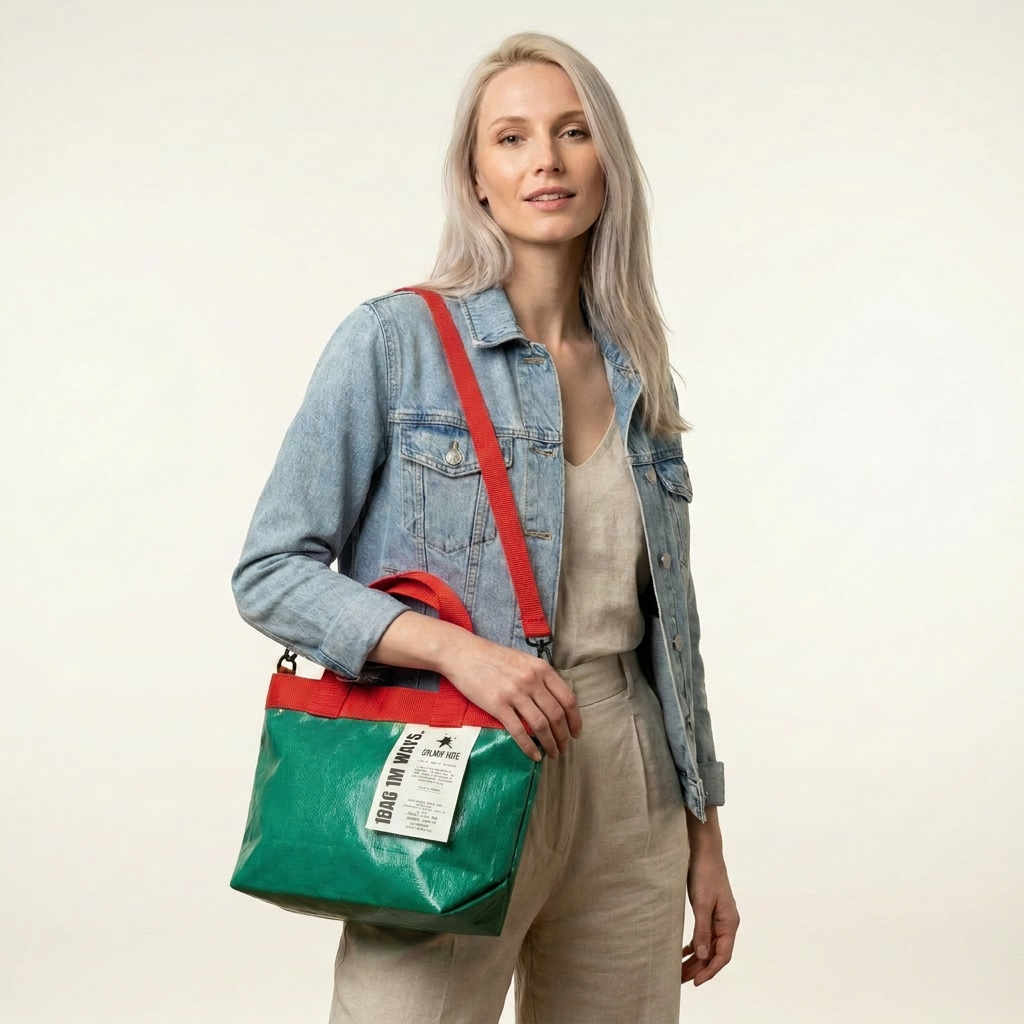 SplashTote Mini Yeşil & Kırmızı - Görsel 2