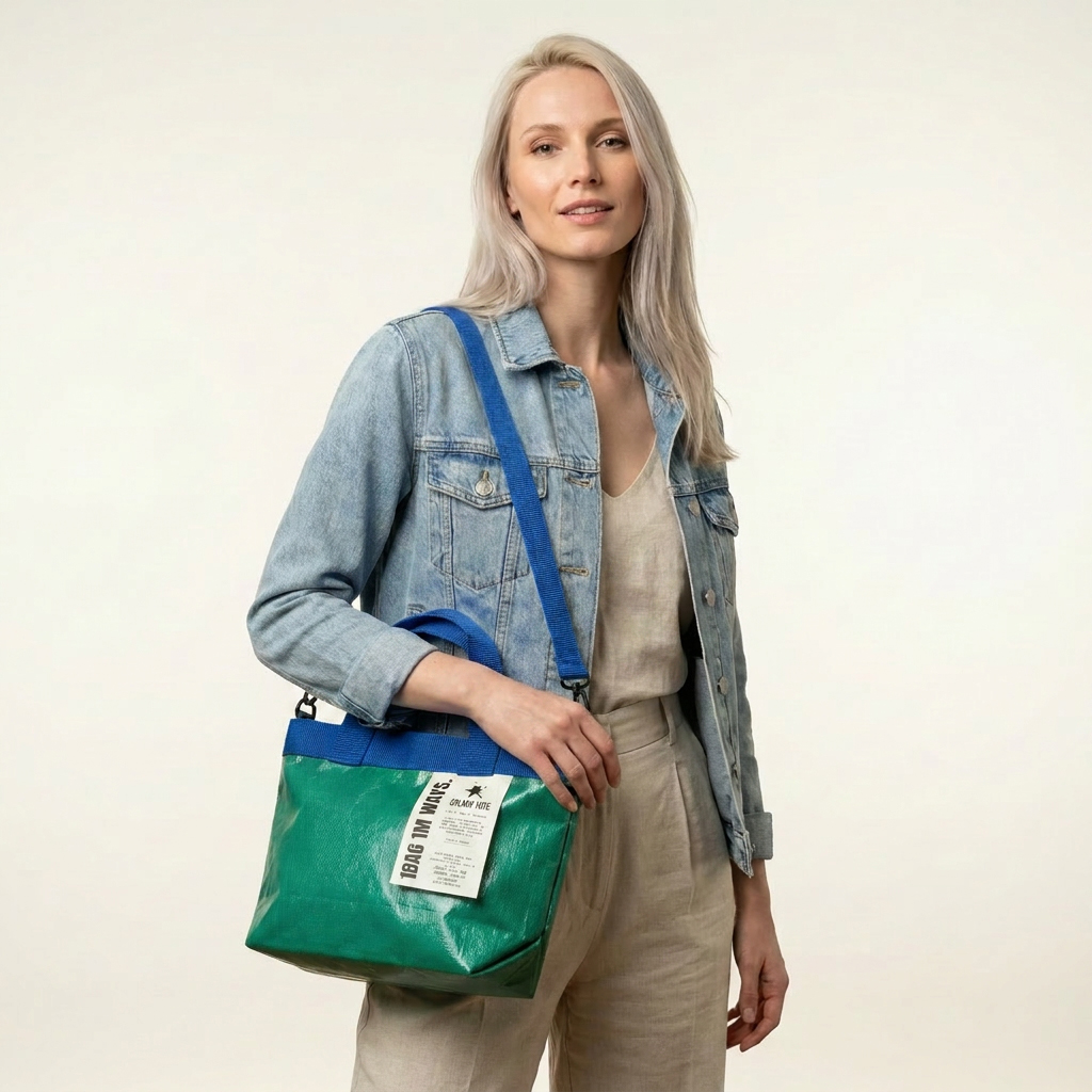 SplashTote Mini Yeşil & Mavi - Görsel 2