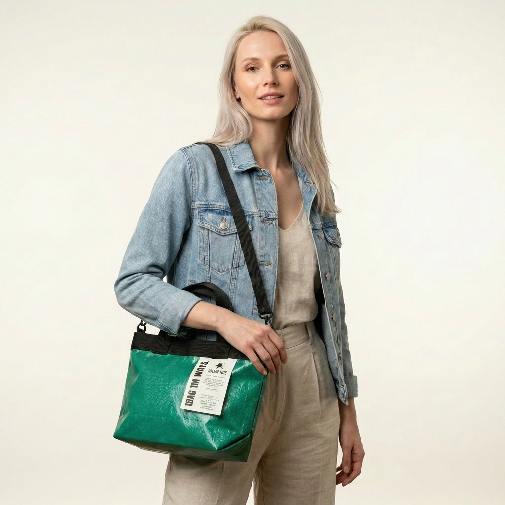 SplashTote Mini Yeşil & Siyah - Görsel 2