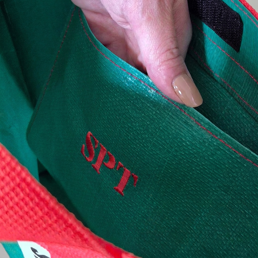 SplashTote Mini Yeşil & Kırmızı - Görsel 3