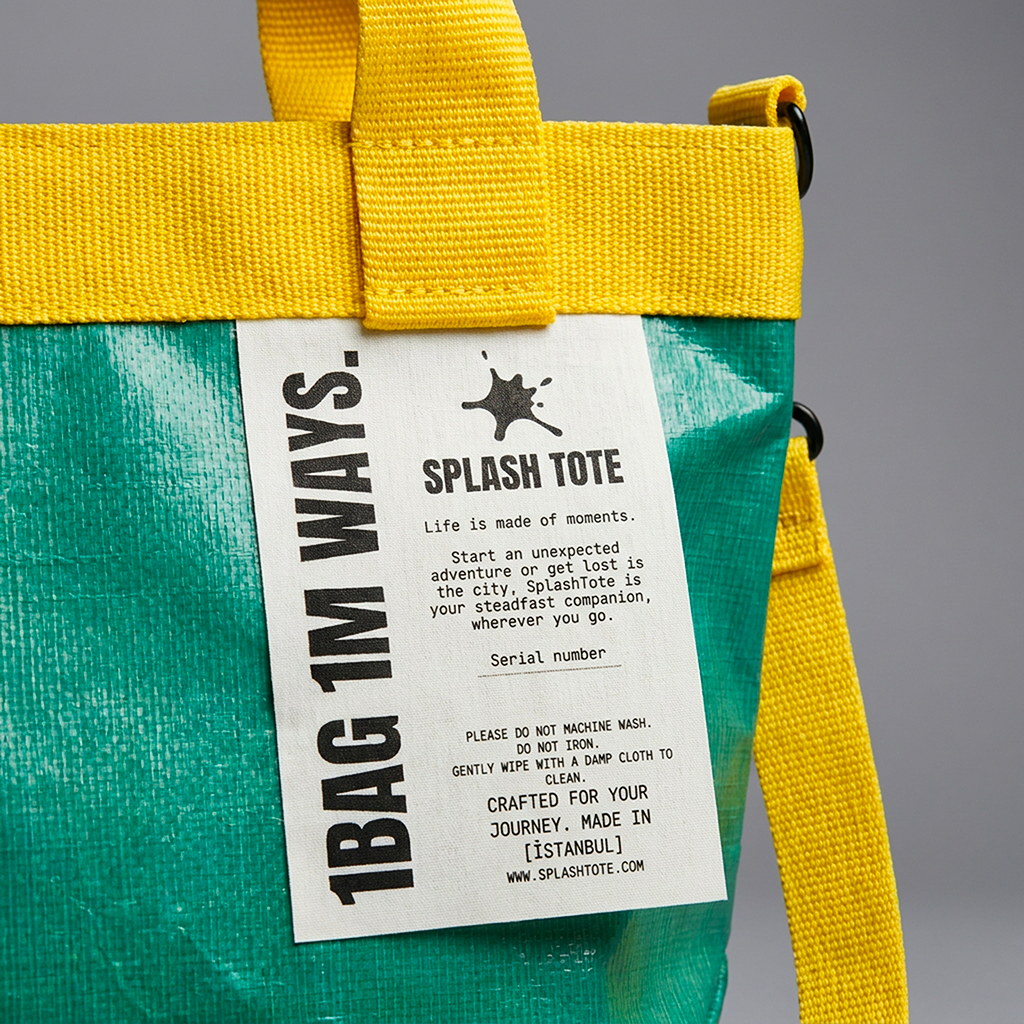SplashTote Mini Yeşil & Sarı - Görsel 5