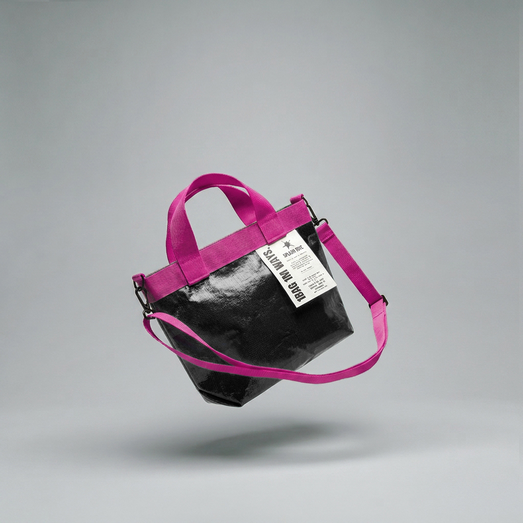 SplashTote Mini Siyah & Pembe