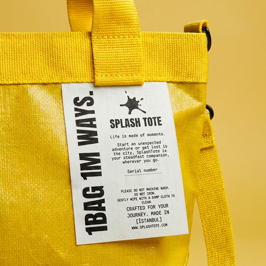 SplashTote Mini Sarı & Sarı - Görsel 3