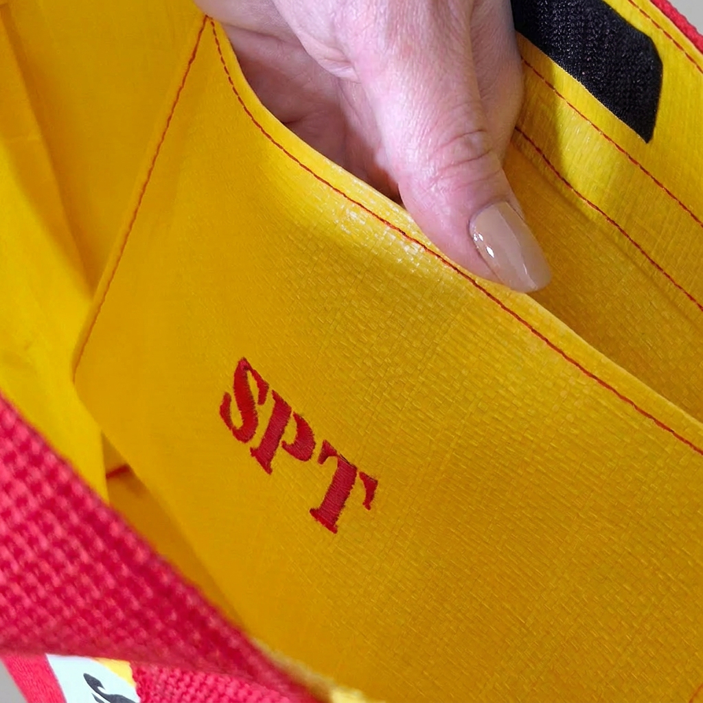 SplashTote Mini Sarı & Kırmızı - Görsel 2