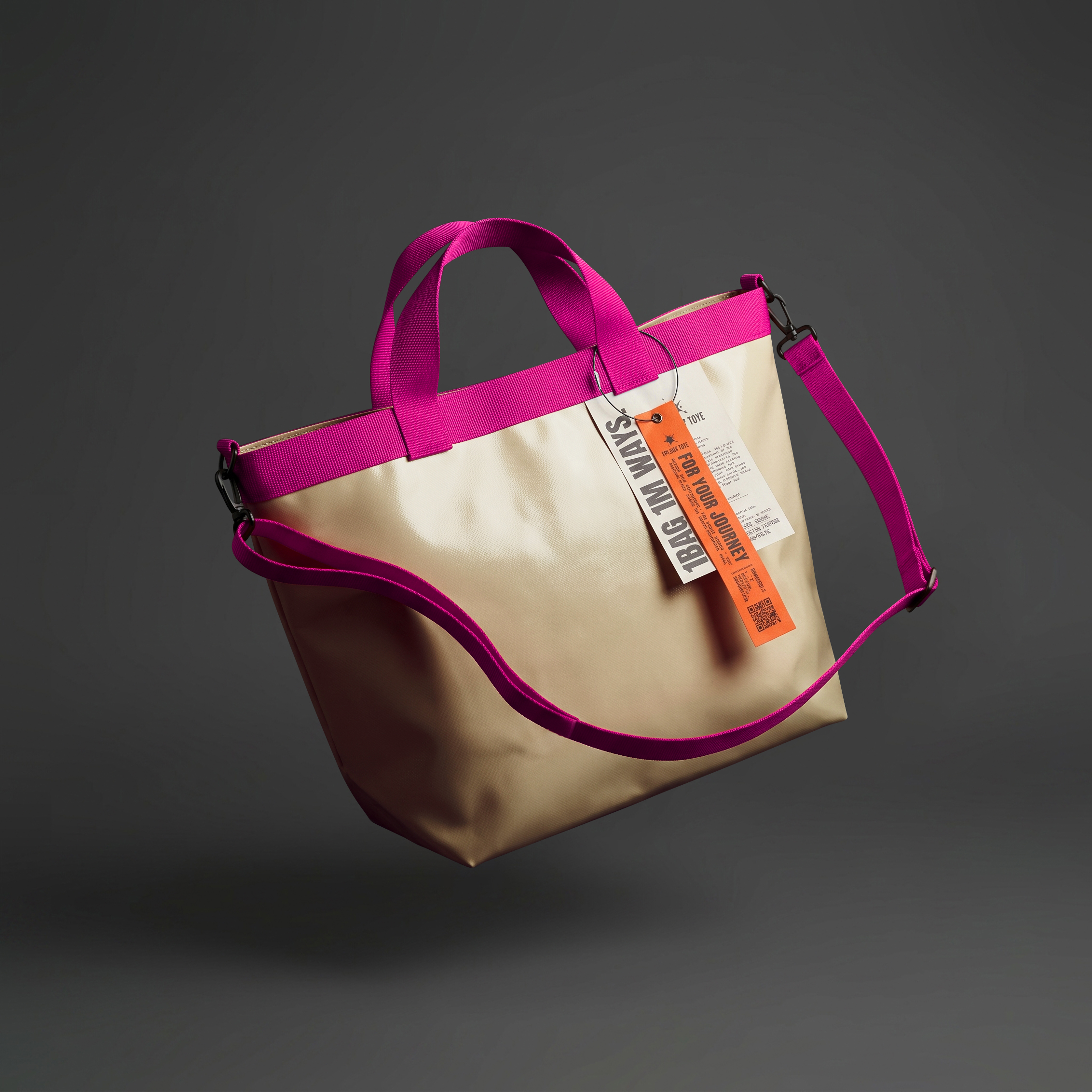 SplashTote PRO Bej & Pembe
