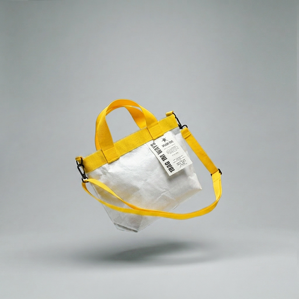 SplashTote Mini Beyaz & Sarı