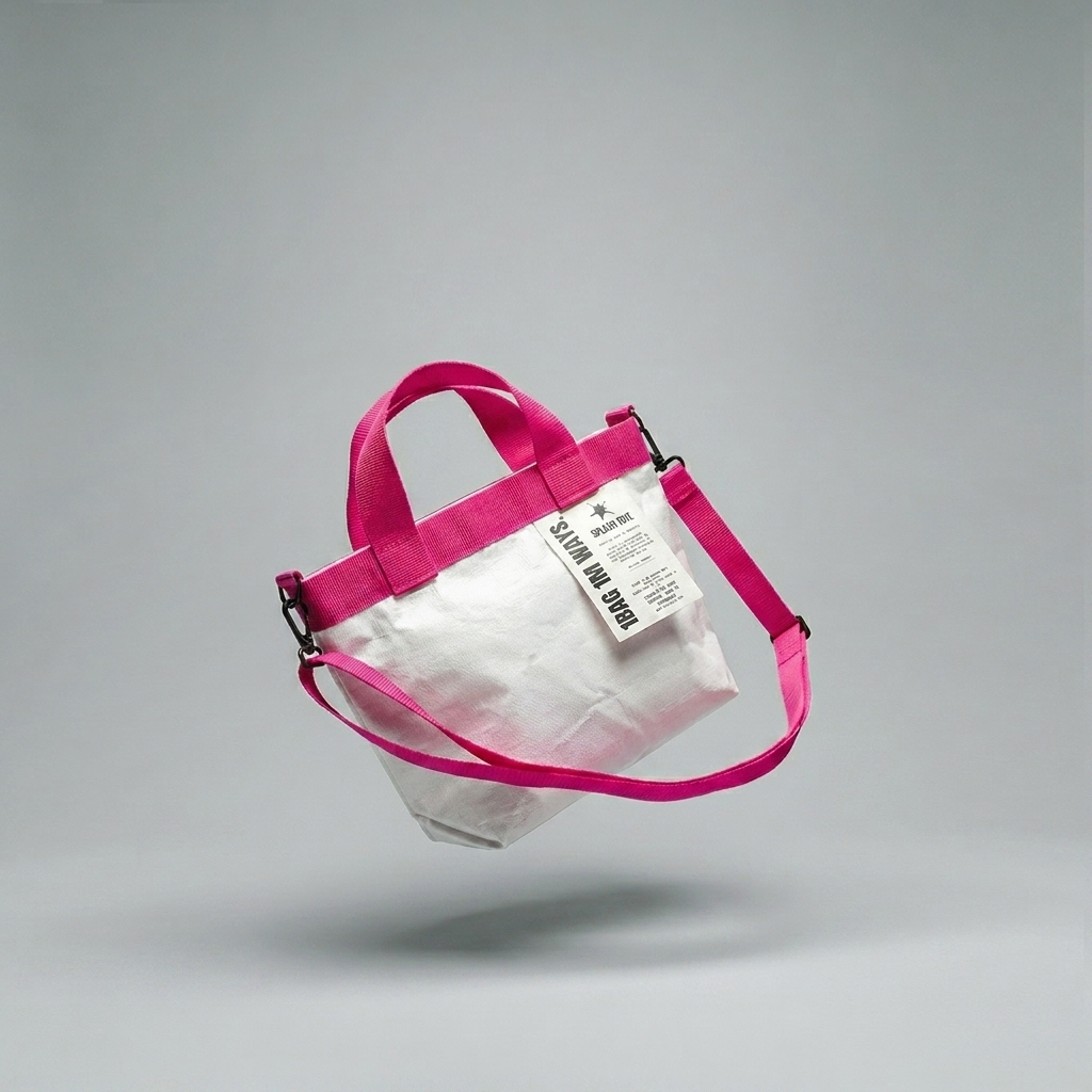SplashTote Mini Beyaz & Pembe