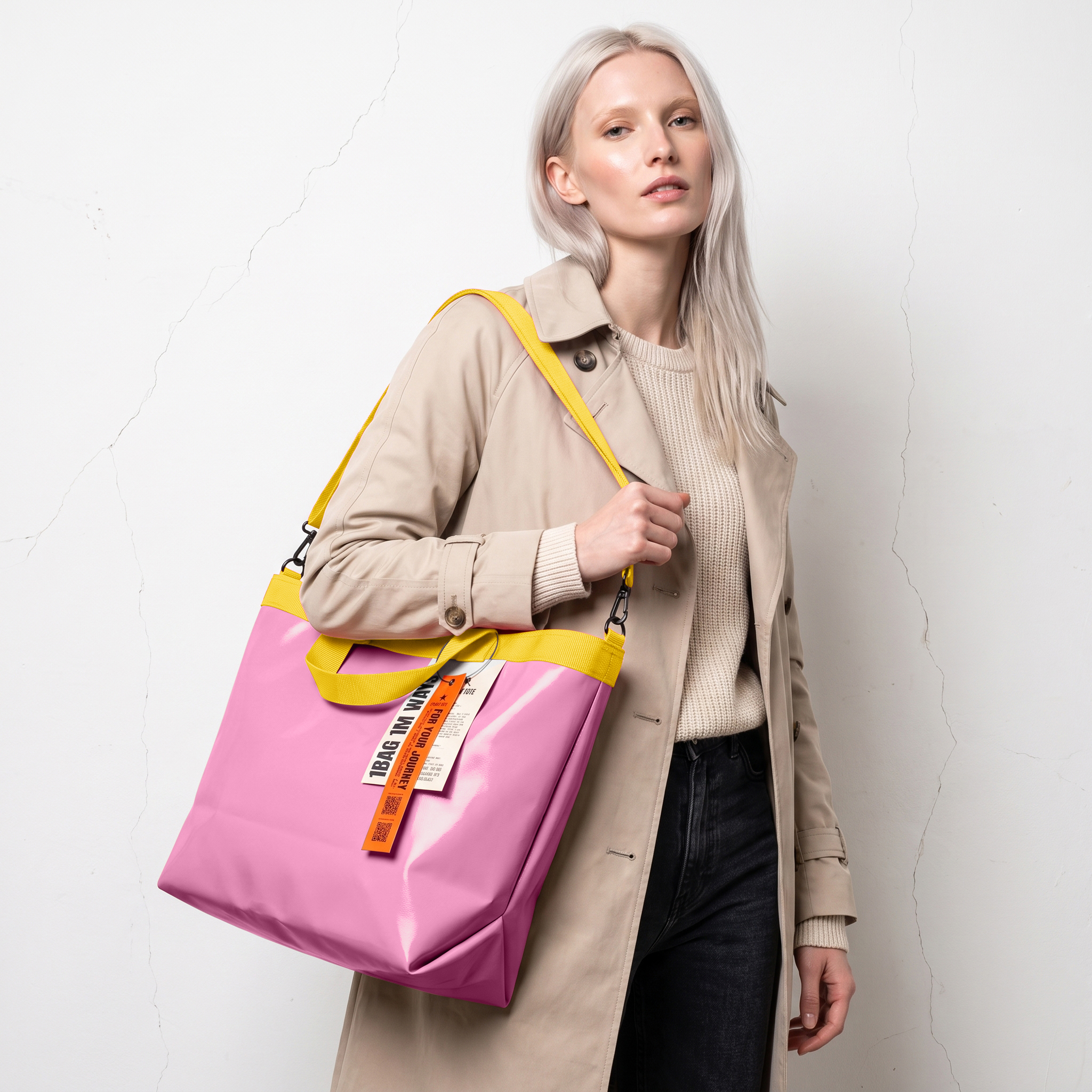 SplashTote PRO Pembe & Sarı - Görsel 2