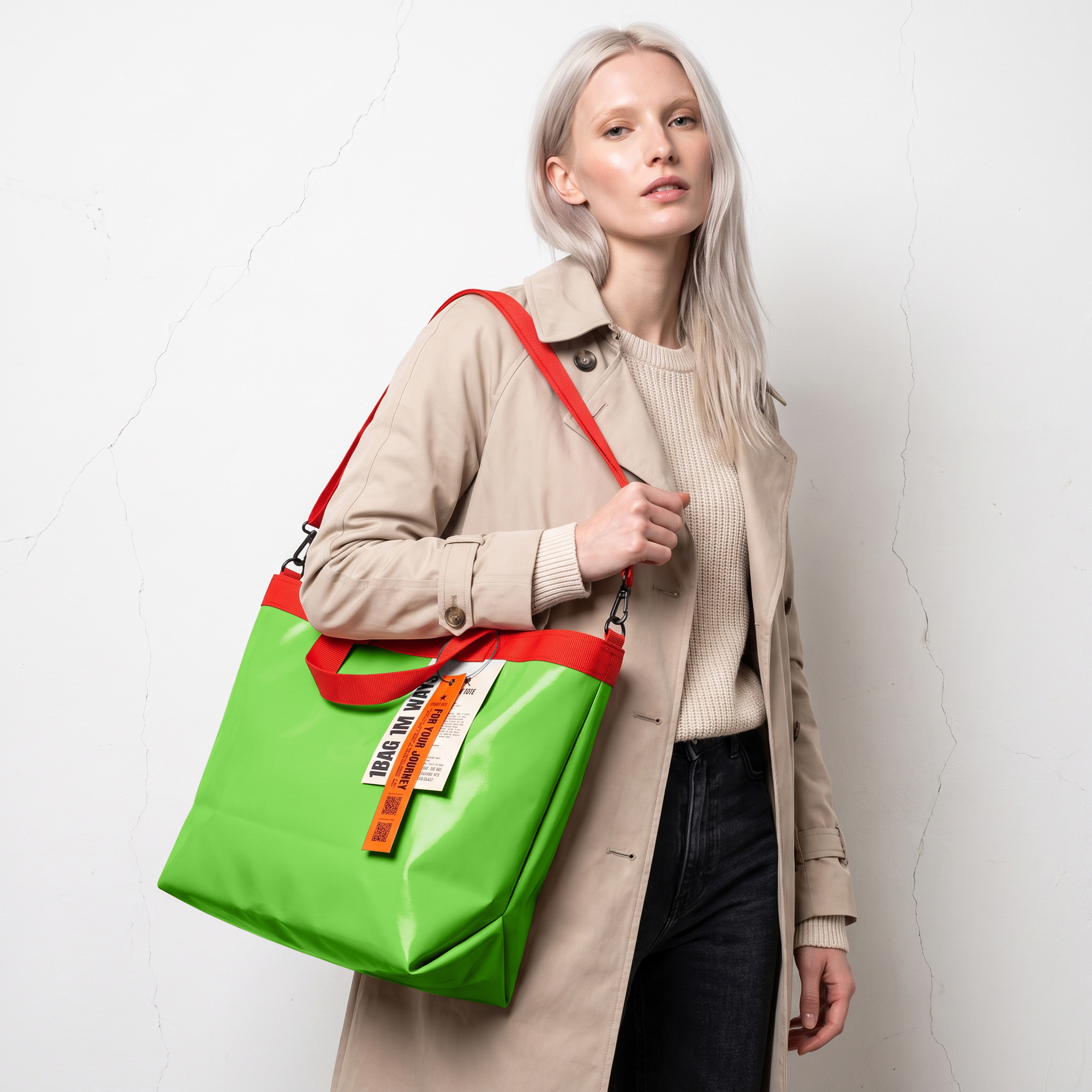 SplashTote PRO Fıstık Yeşili & Kırmızı - Görsel 2