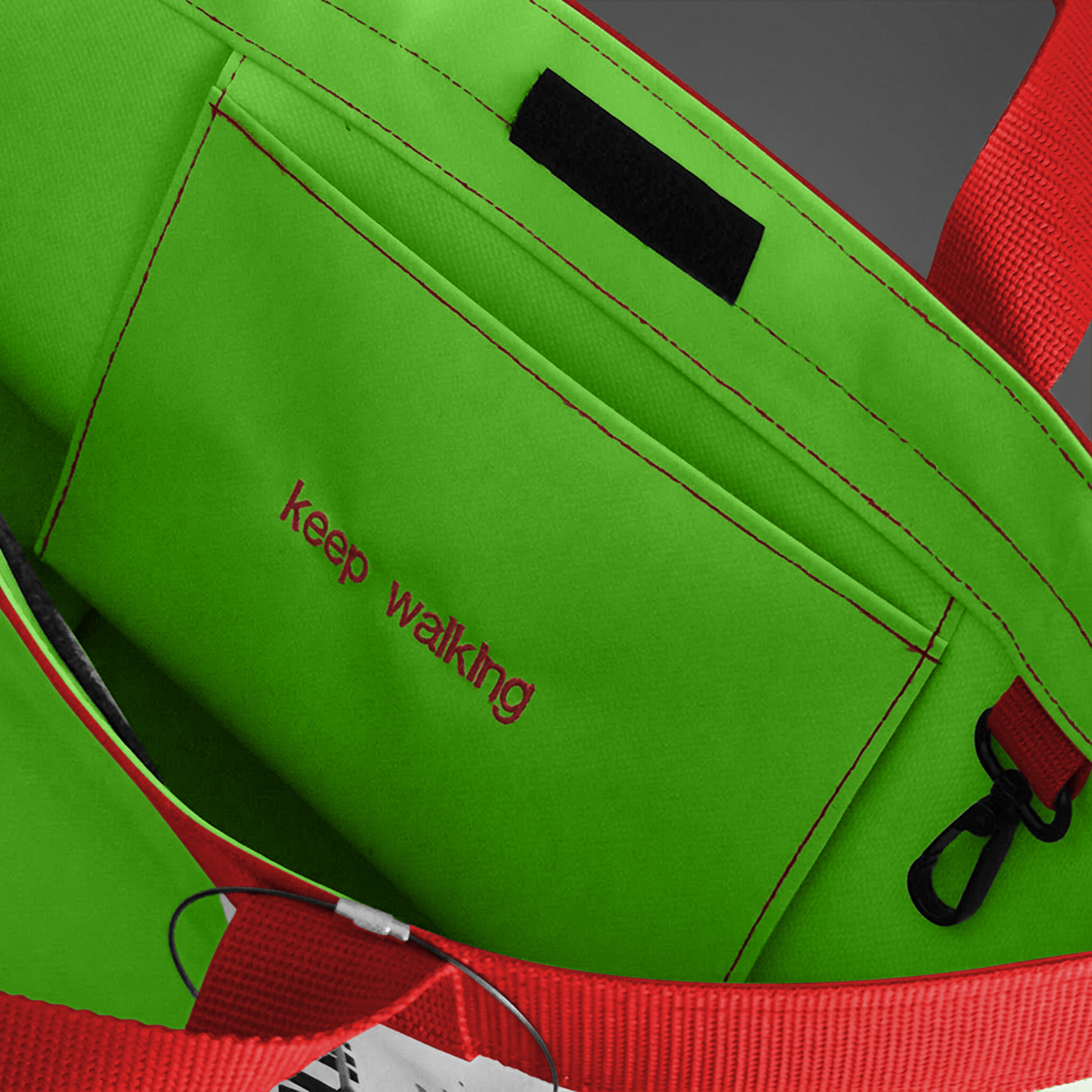SplashTote PRO Fıstık Yeşili & Kırmızı - Görsel 3