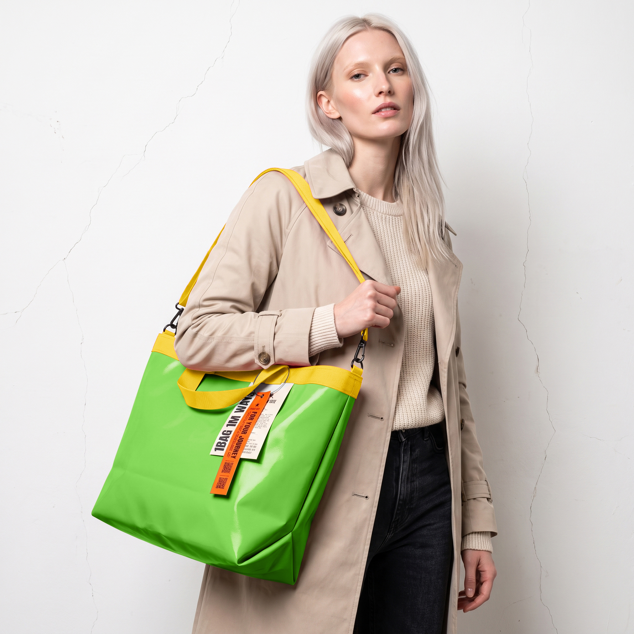 SplashTote PRO Fıstık Yeşili & Sarı - Görsel 2