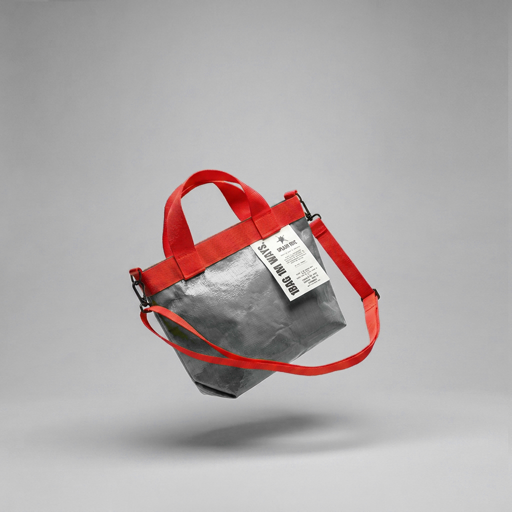 SplashTote Mini Gri & Kırmızı