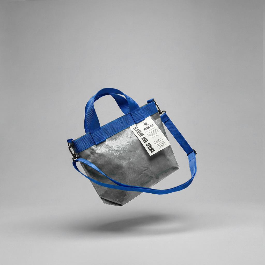 SplashTote Mini Gri & Mavi