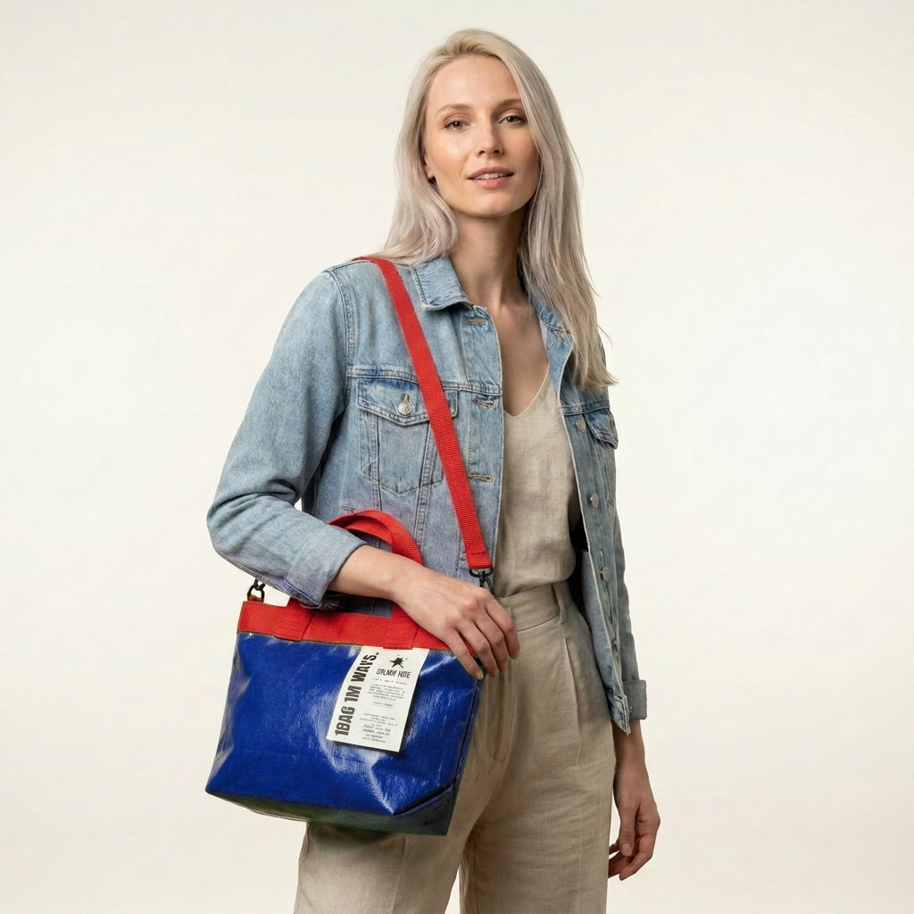 SplashTote Mini Mavi & Kırmızı - Görsel 2