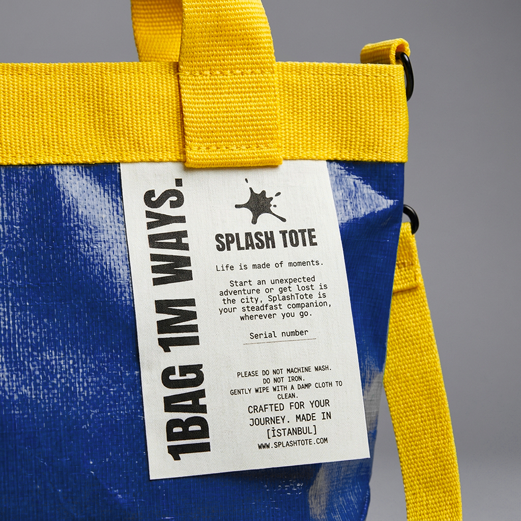 SplashTote Mini Mavi & Sarı - Görsel 4